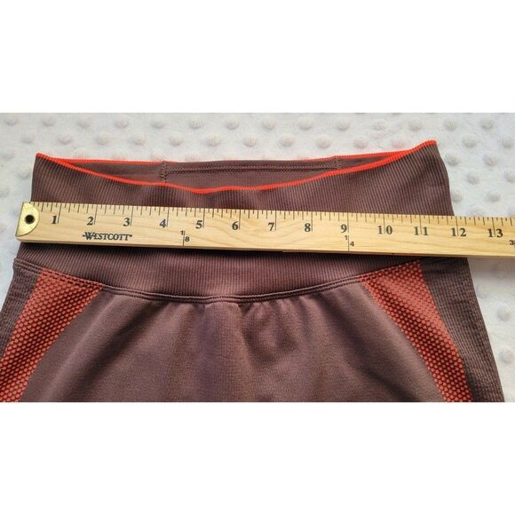 Victoria Pink Active Seamless Tight Legging Pop Dot Brown Orange Size M - A16 - Picture 6 of 10